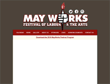 Tablet Screenshot of mayworks.org